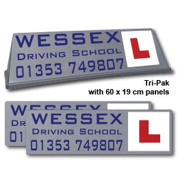 Graphic Advantage  Silver Rover Roof Sign Tri-Pak